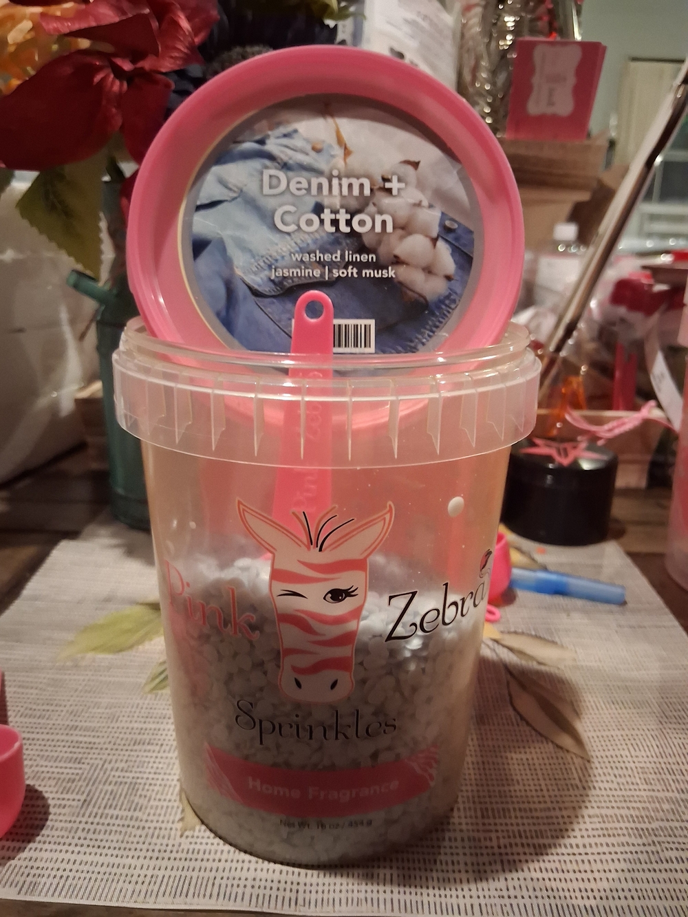 Pink Zebra Pink Denim + Cotton Scented Sprinkles